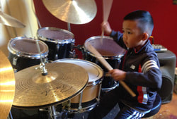 Kids love drum lessons!